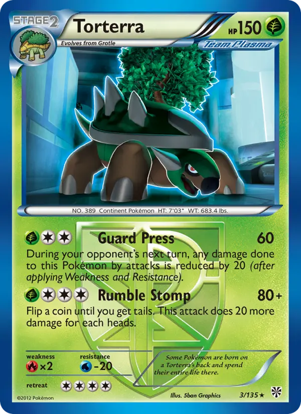 Torterra, Pokémon card