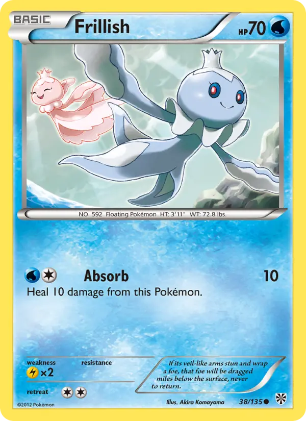 Frillish, Pokémon card