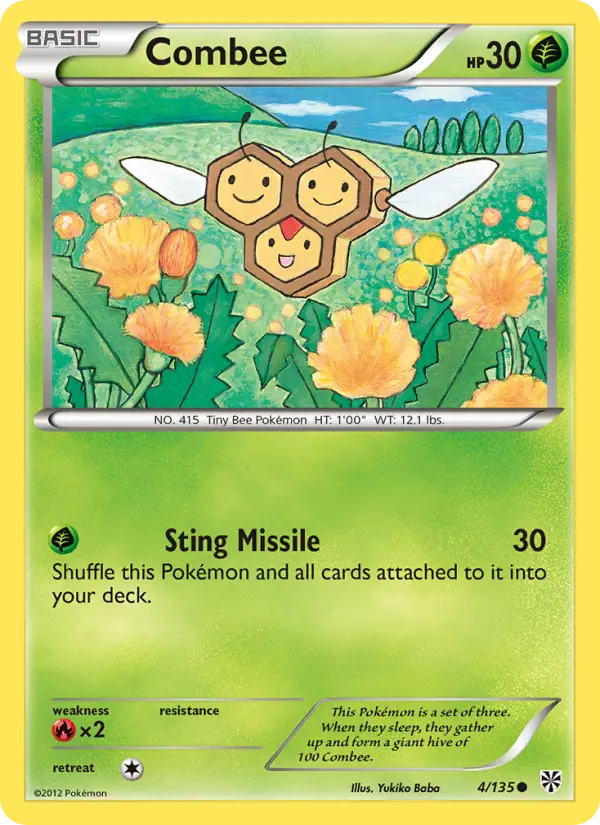 Combee, Pokémon card