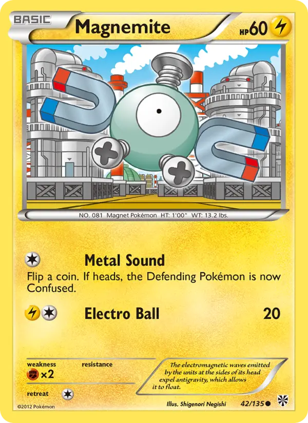 Magnemite, Pokémon card