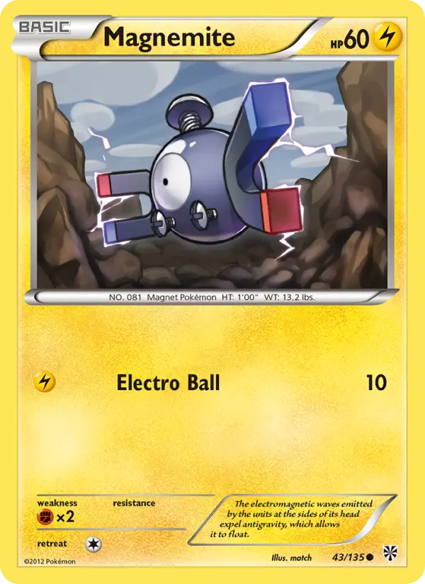 Magnemite, Pokémon card