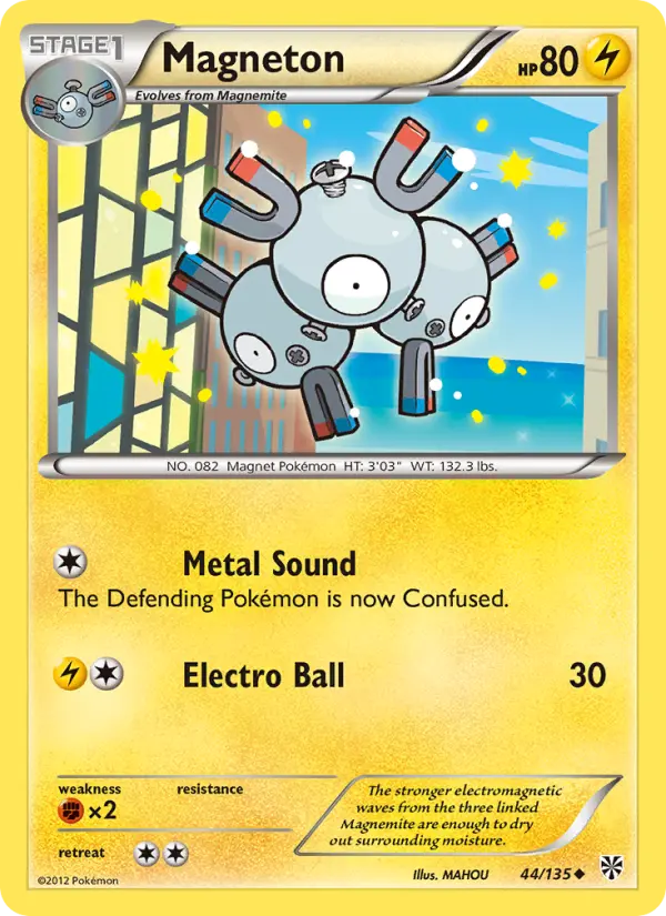 Magneton, Pokémon card