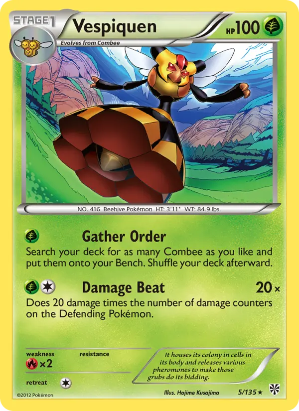 Vespiquen, Pokémon card