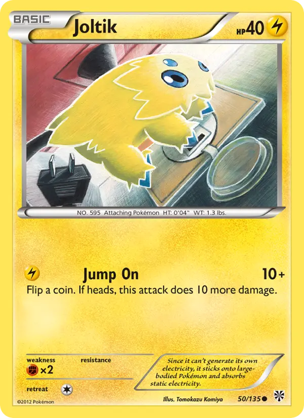 Joltik, Pokémon card