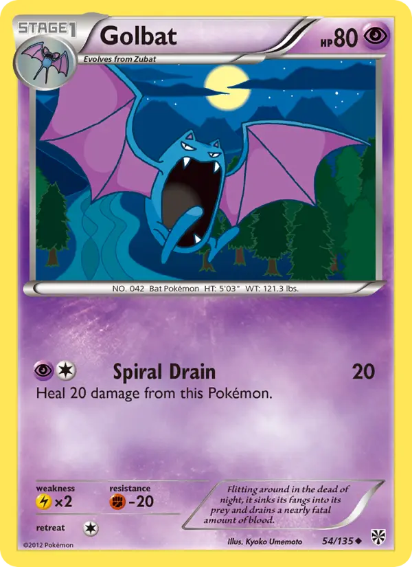 Golbat, Pokémon card