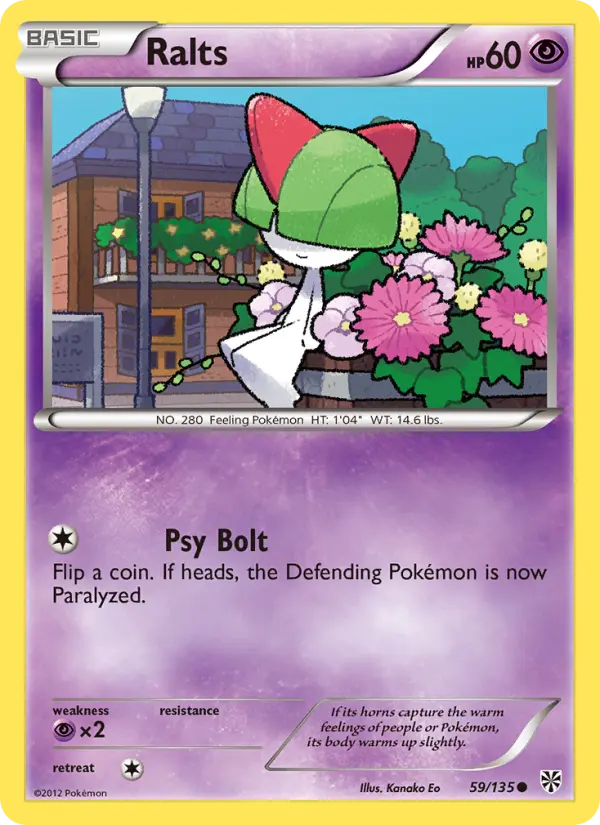 Ralts, Pokémon card