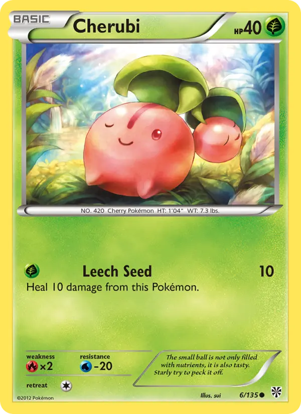 Cherubi, Pokémon card