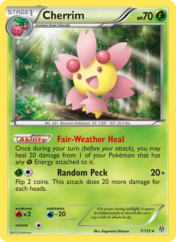 Cherrim, Pokémon card