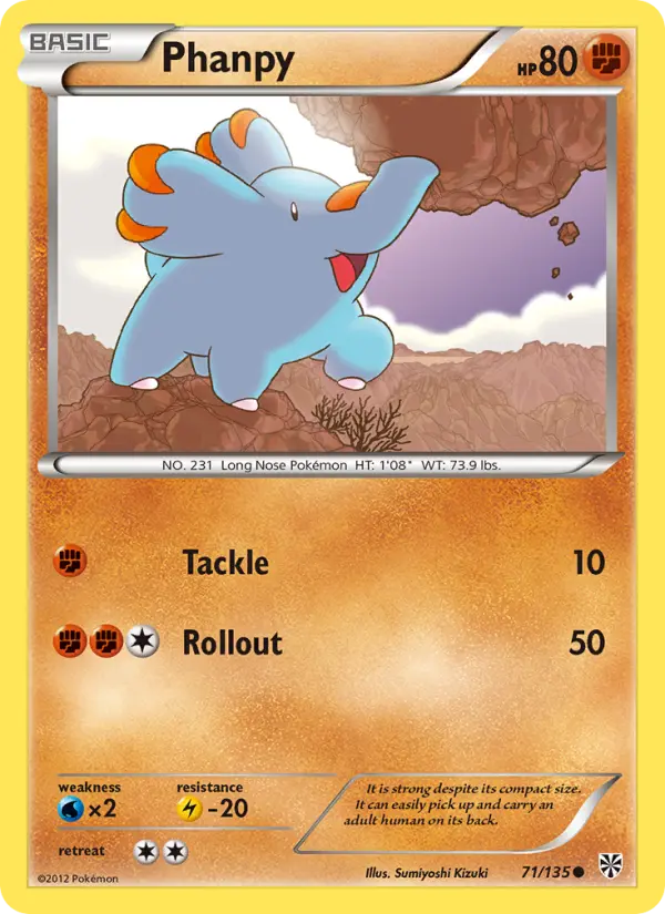 Phanpy, Pokémon card