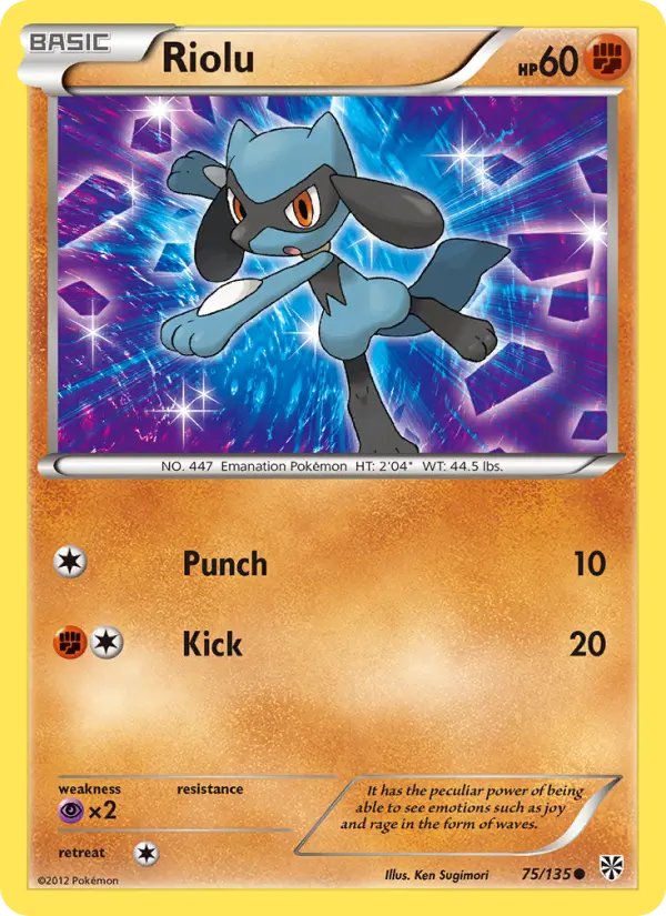 Riolu, Pokémon card