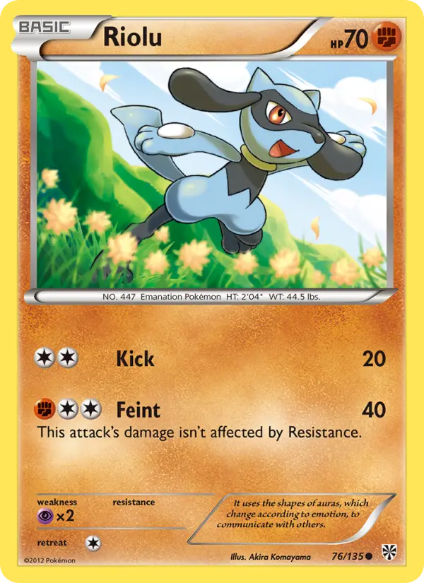 Riolu, Pokémon card