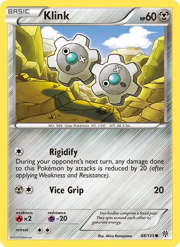 Klink, Pokémon card