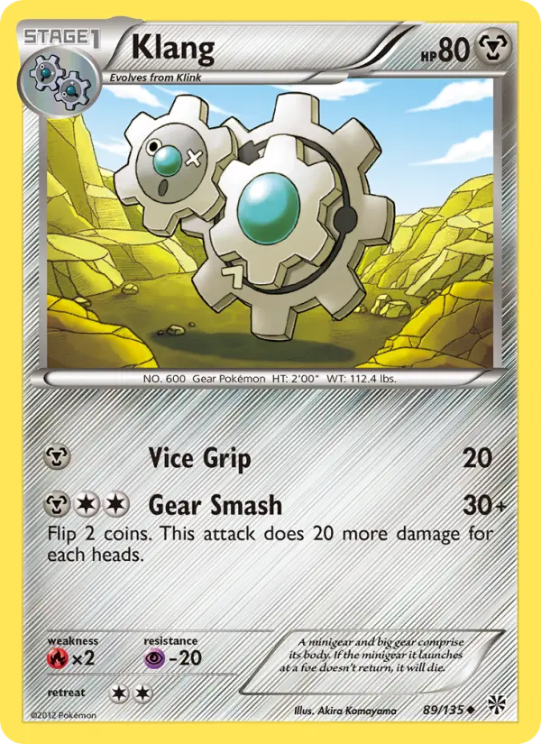 Klang, Pokémon card