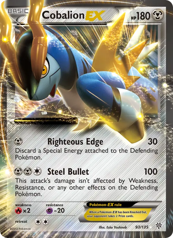 Cobalion-EX, Pokémon card