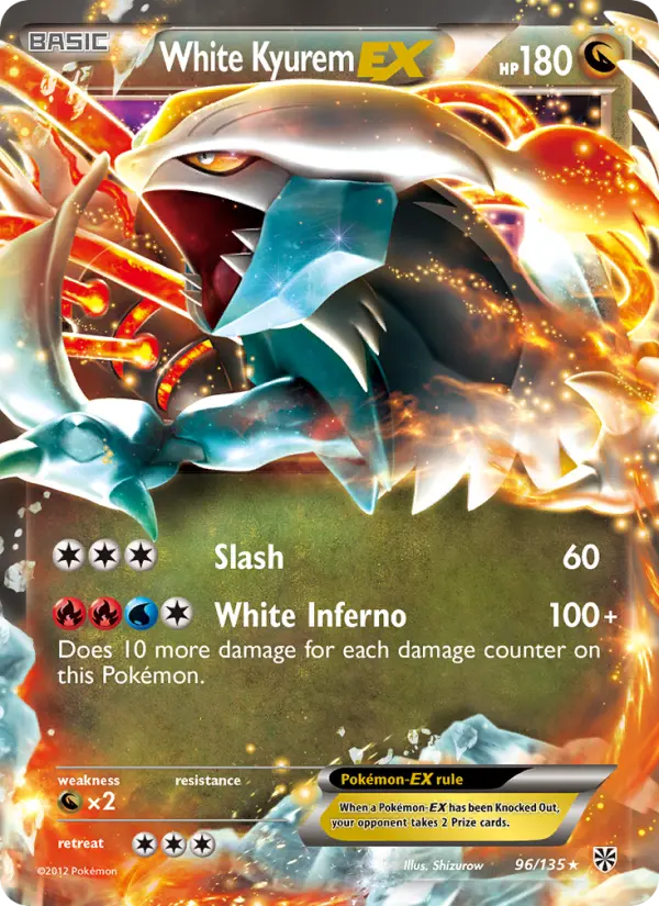 White Kyurem-EX, Pokémon card