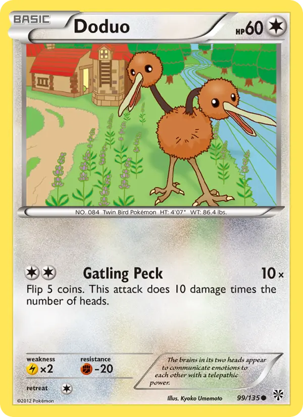 Doduo, Pokémon card