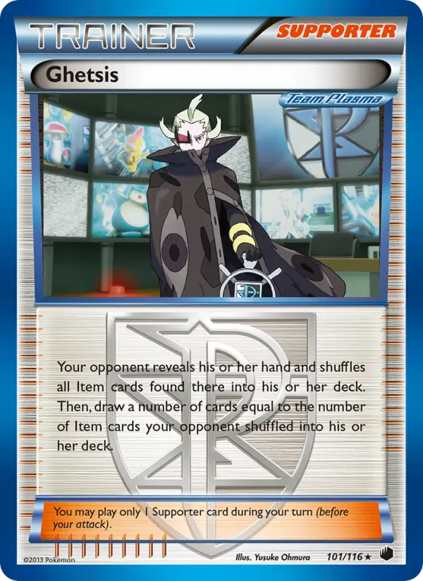 Ghetsis, Pokémon card
