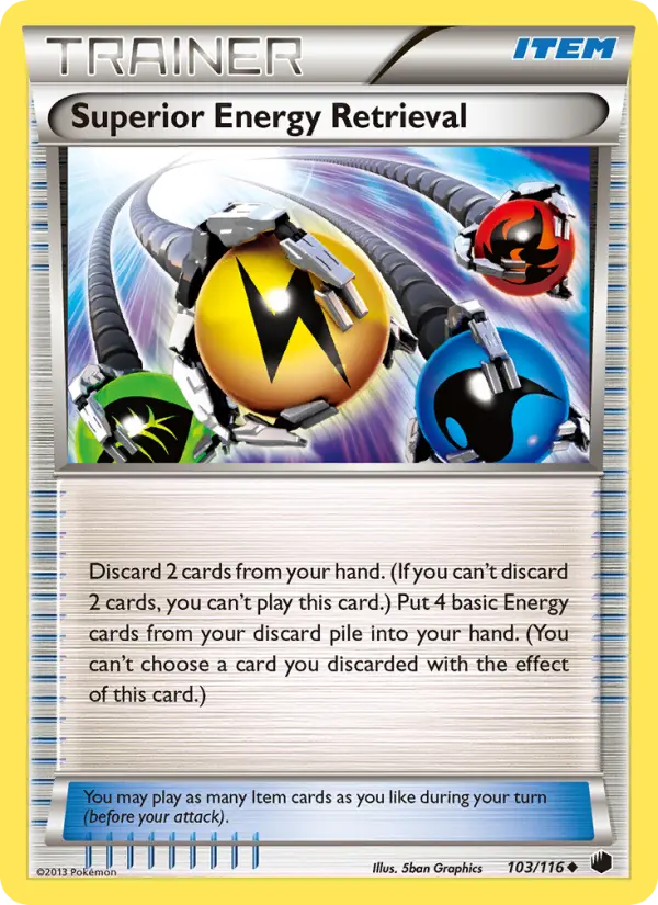 Superior Energy Retrieval, Pokémon card
