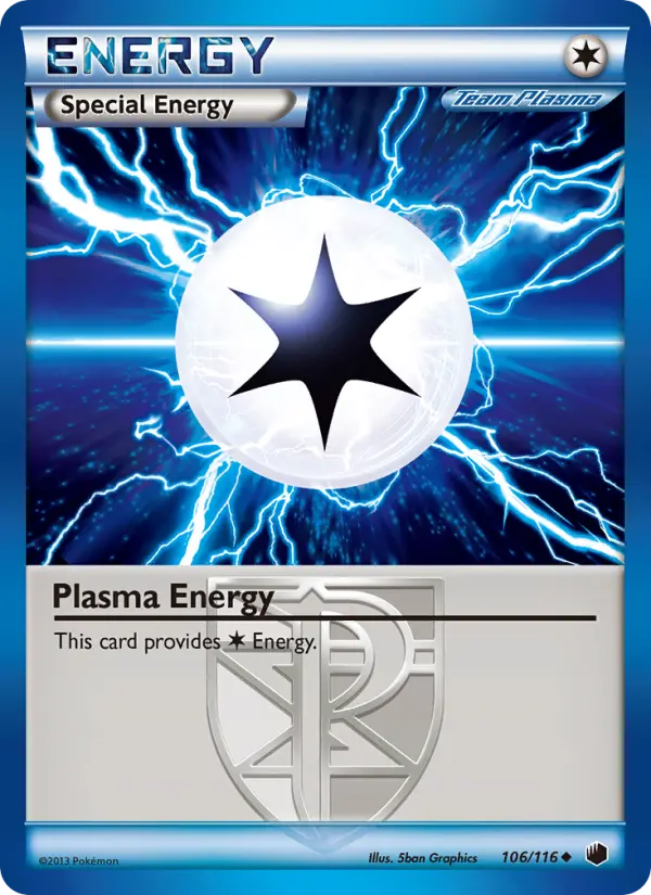Plasma Energy, Pokémon card