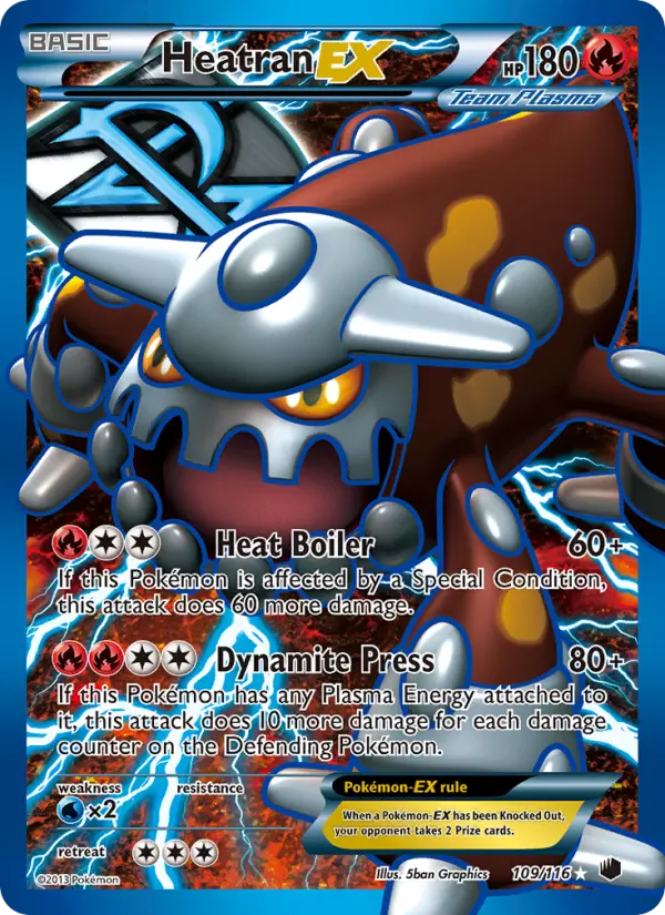 Heatran-EX, Pokémon card