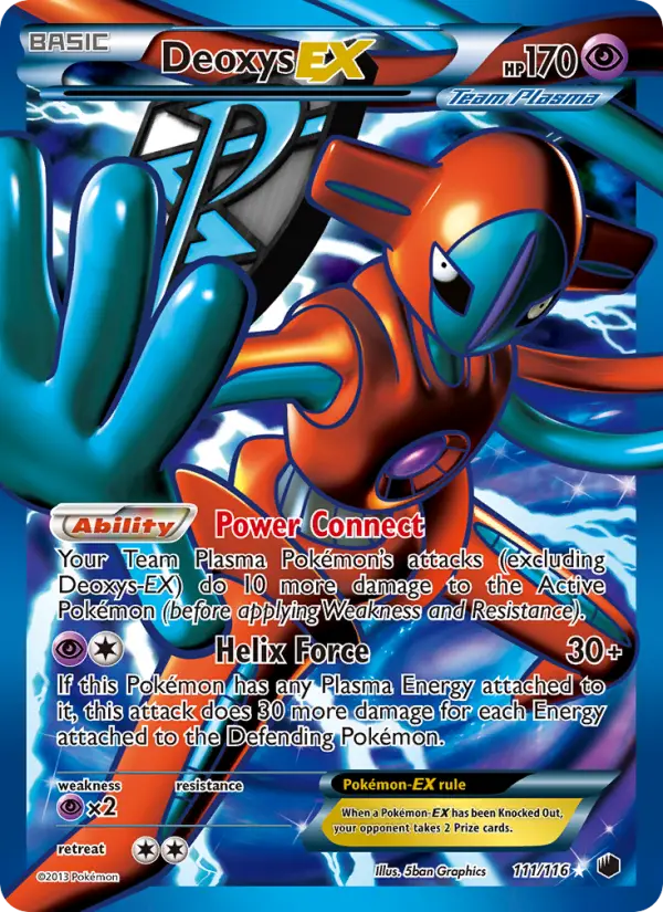 Deoxys-EX, Pokémon card