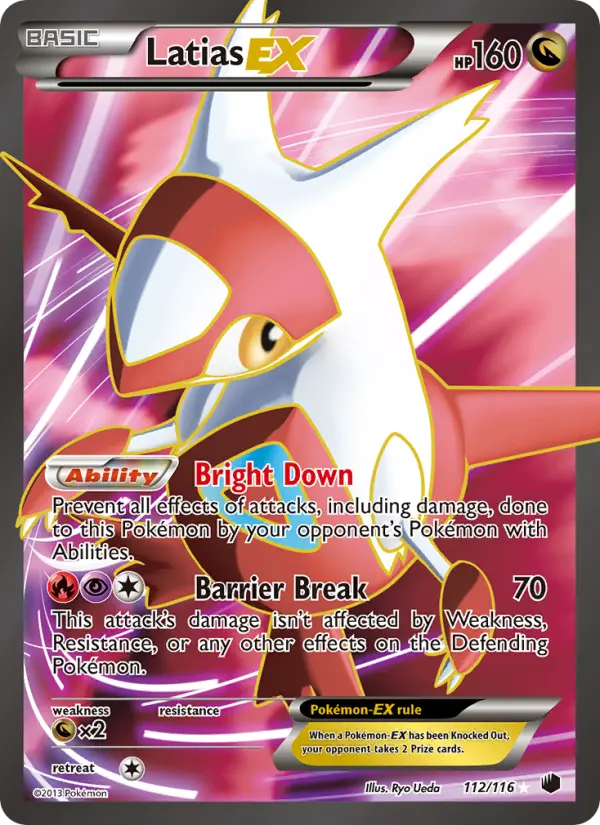 Latias-EX, Pokémon card