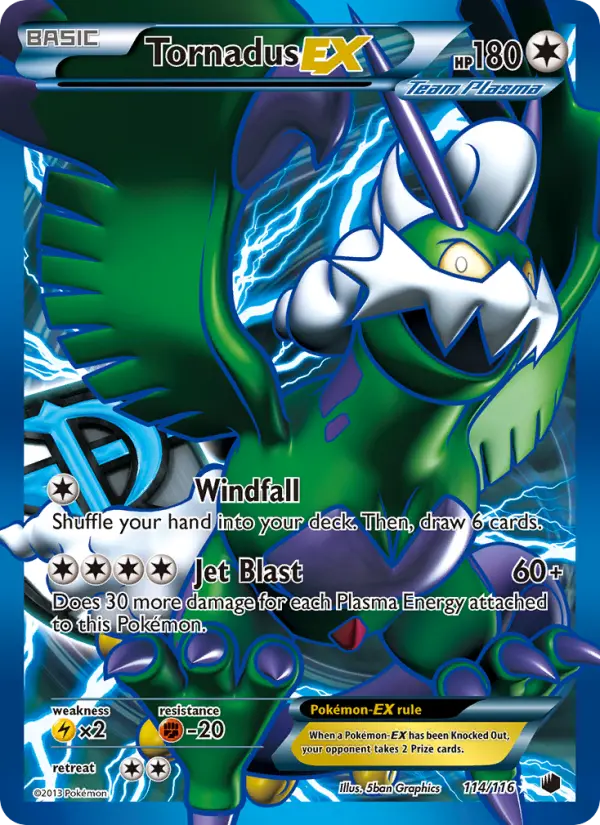 Tornadus-EX, Pokémon card