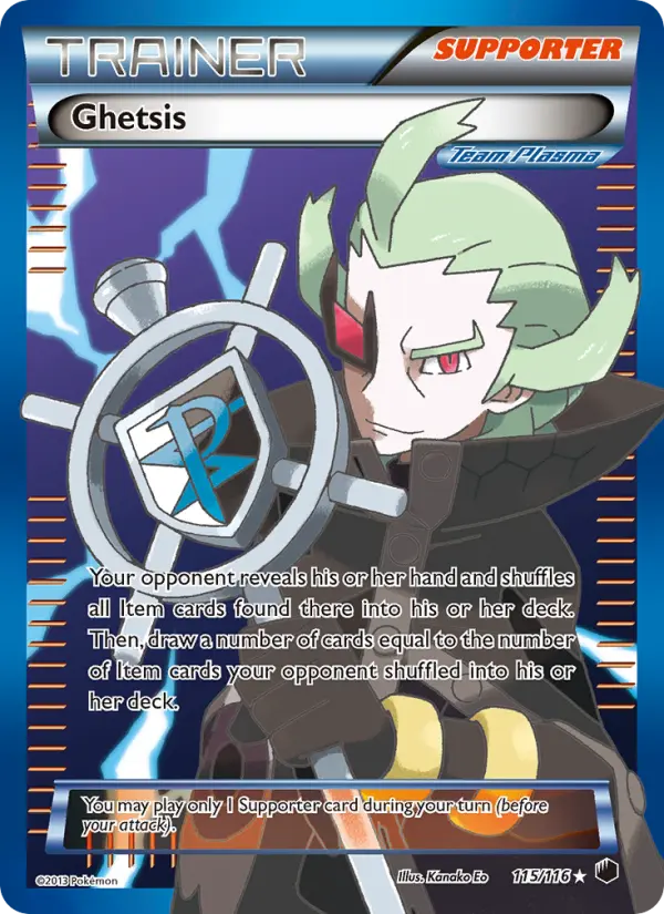 Ghetsis, Pokémon card