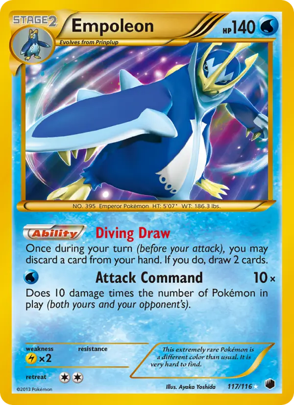 Empoleon, Pokémon card