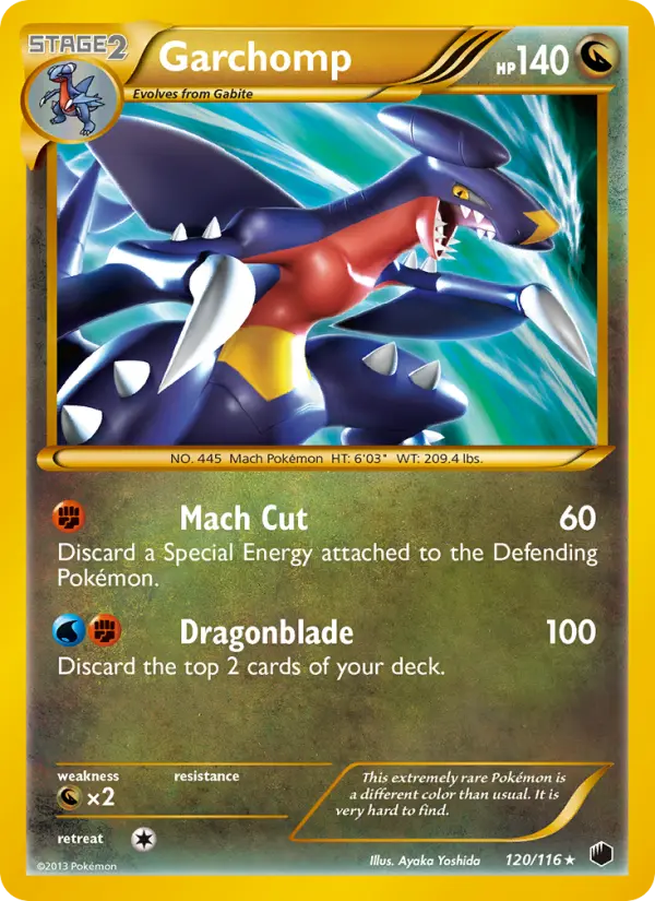 Garchomp, Pokémon card
