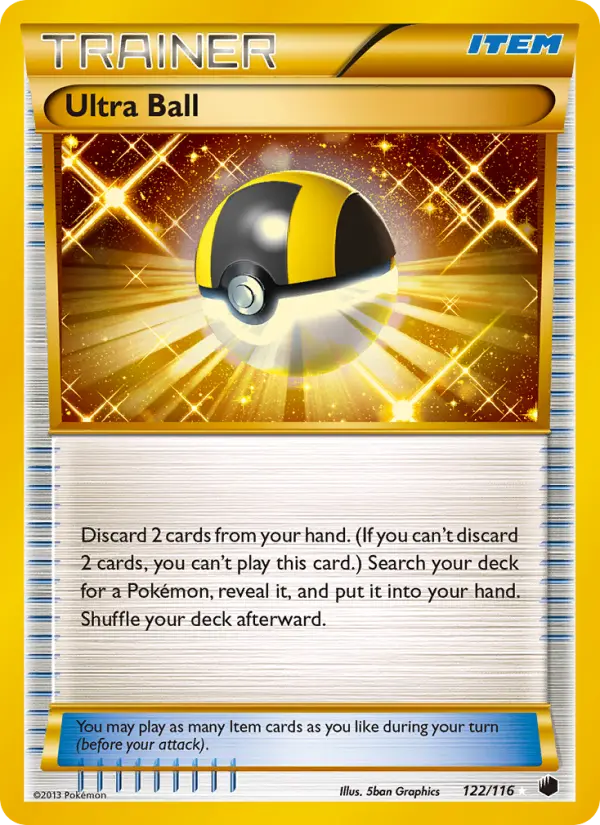 Ultra Ball, Pokémon card