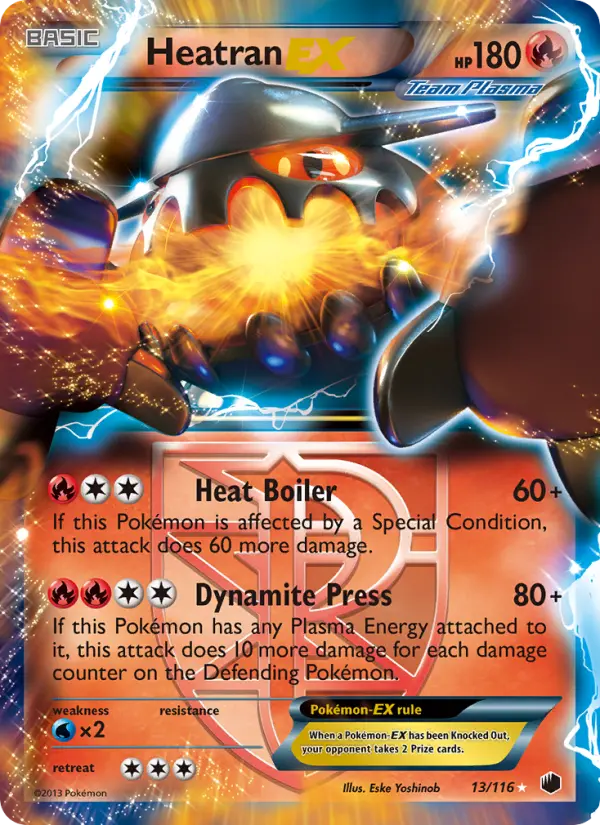 Heatran-EX, Pokémon card