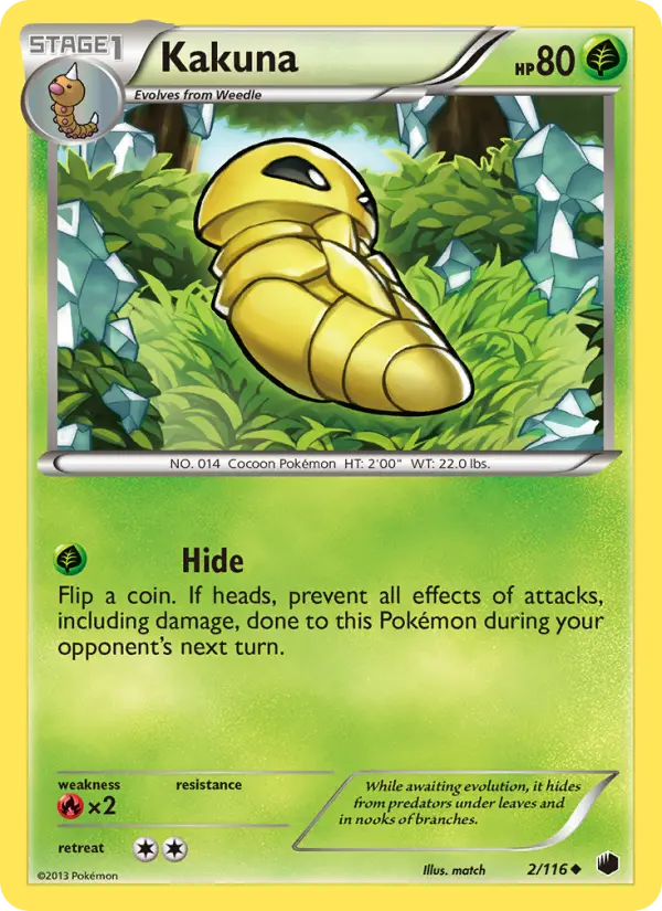 Kakuna, Pokémon card
