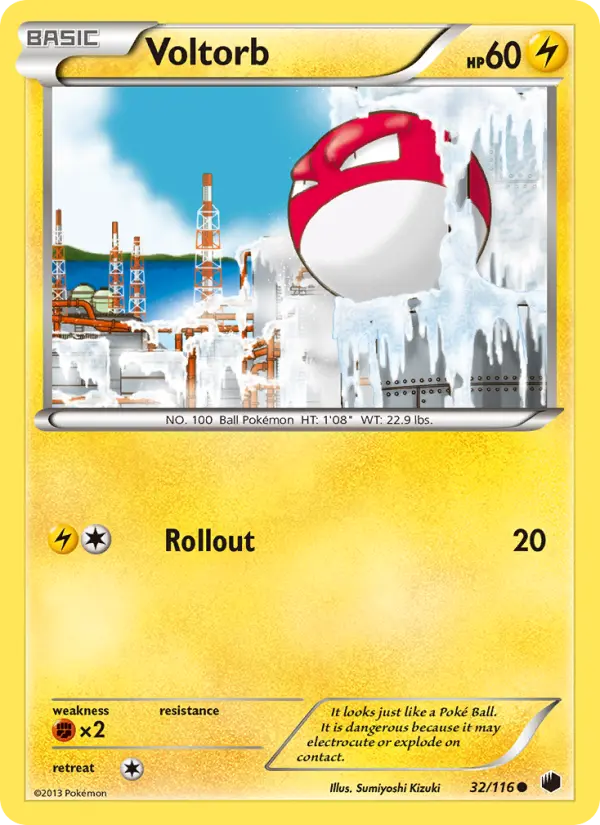 Voltorb, Pokémon card
