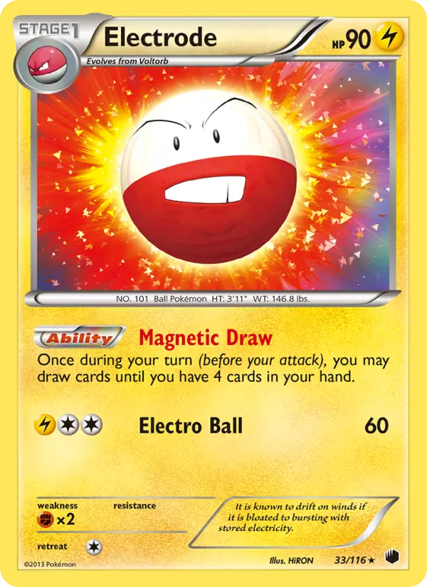 Electrode, Pokémon card