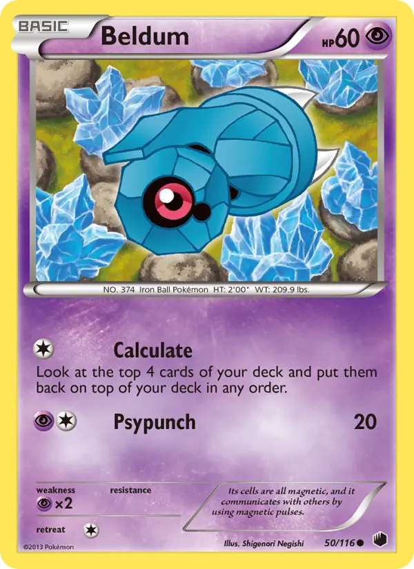Beldum, Pokémon card