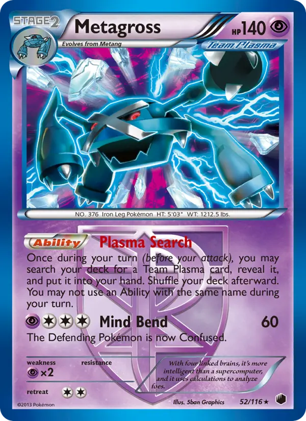 Metagross, Pokémon card