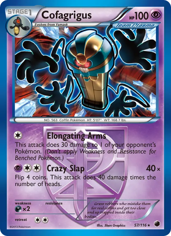 Cofagrigus, Pokémon card