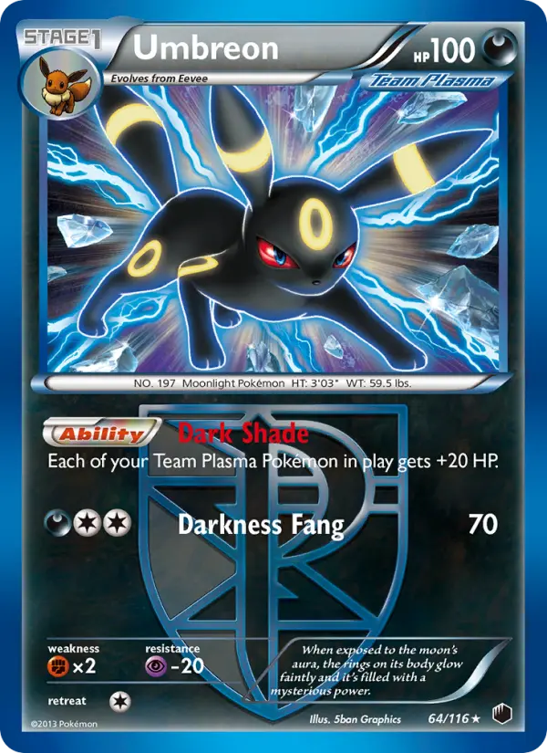 Umbreon, Pokémon card