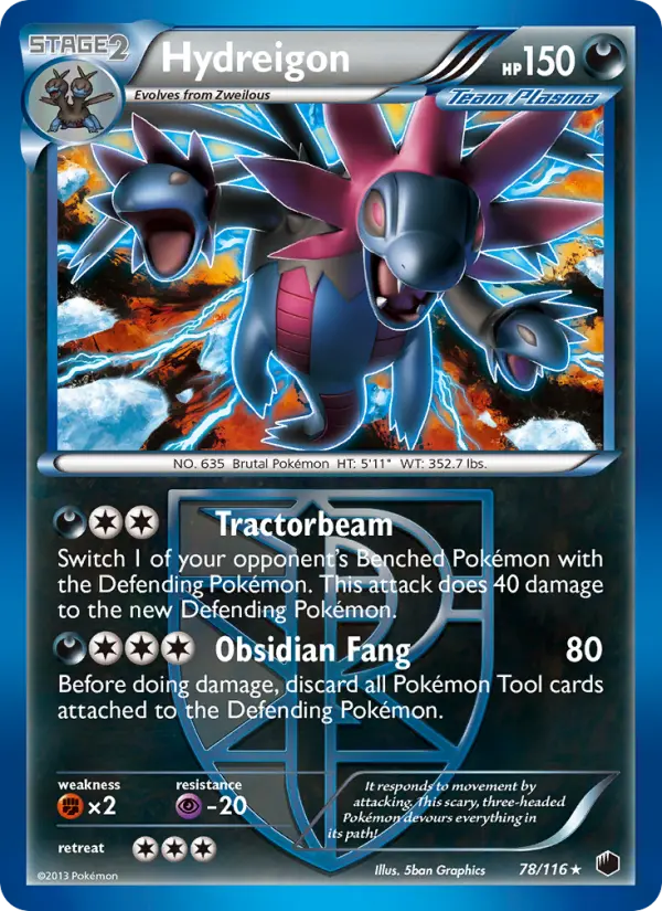 Hydreigon, Pokémon card