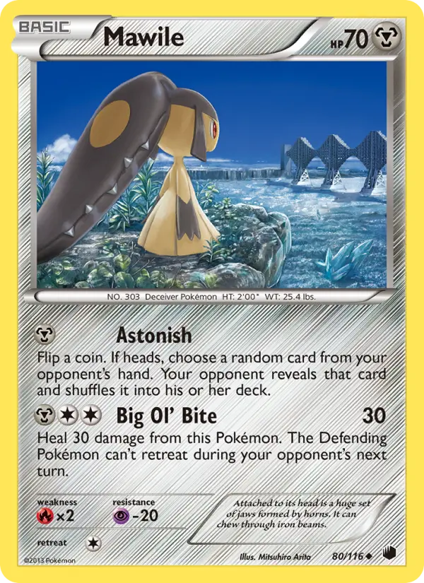Mawile, Pokémon card