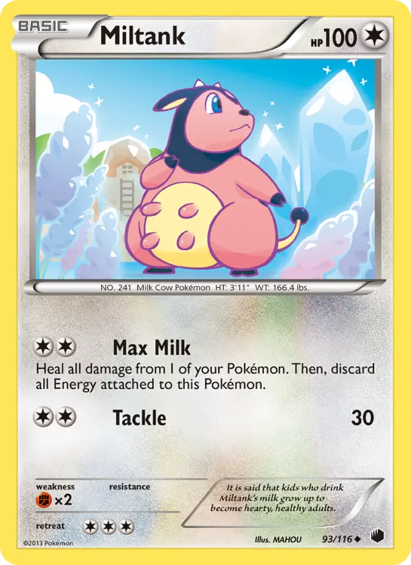 Miltank, Pokémon card
