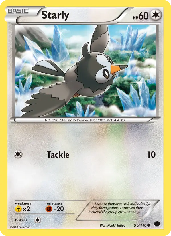 Starly, Pokémon card
