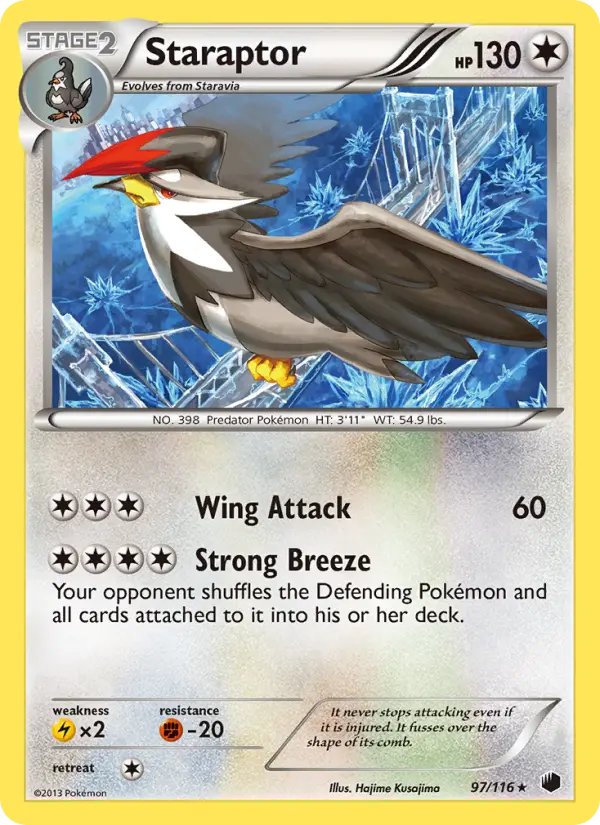 Staraptor, Pokémon card