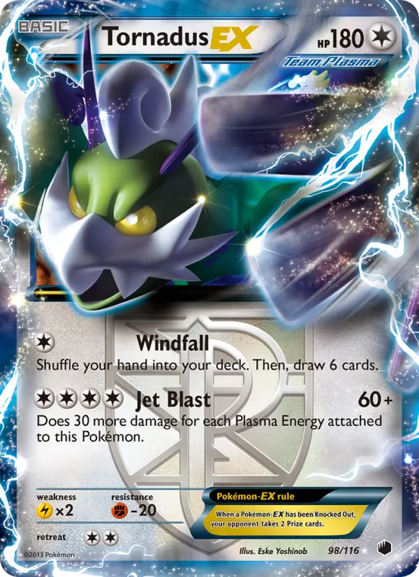 Tornadus-EX, Pokémon card