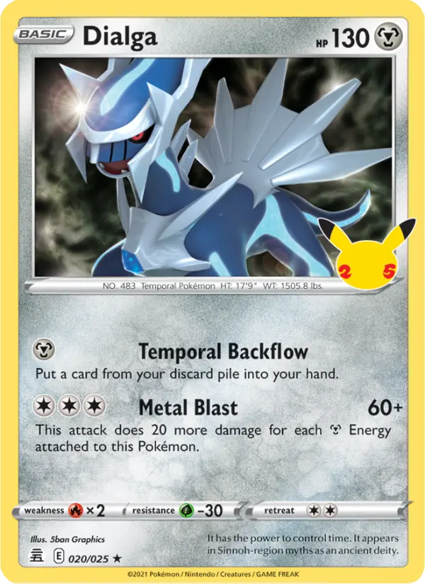 Dialga, Pokémon card