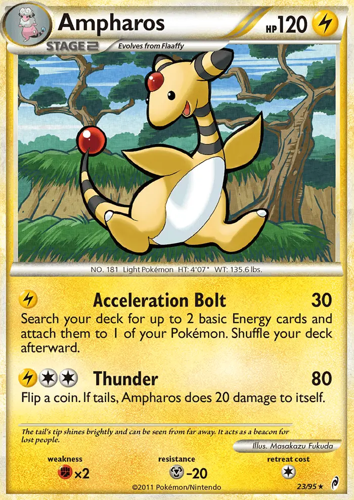 Ampharos, Pokémon card