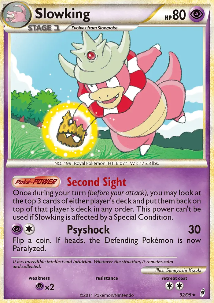 Slowking, Pokémon card