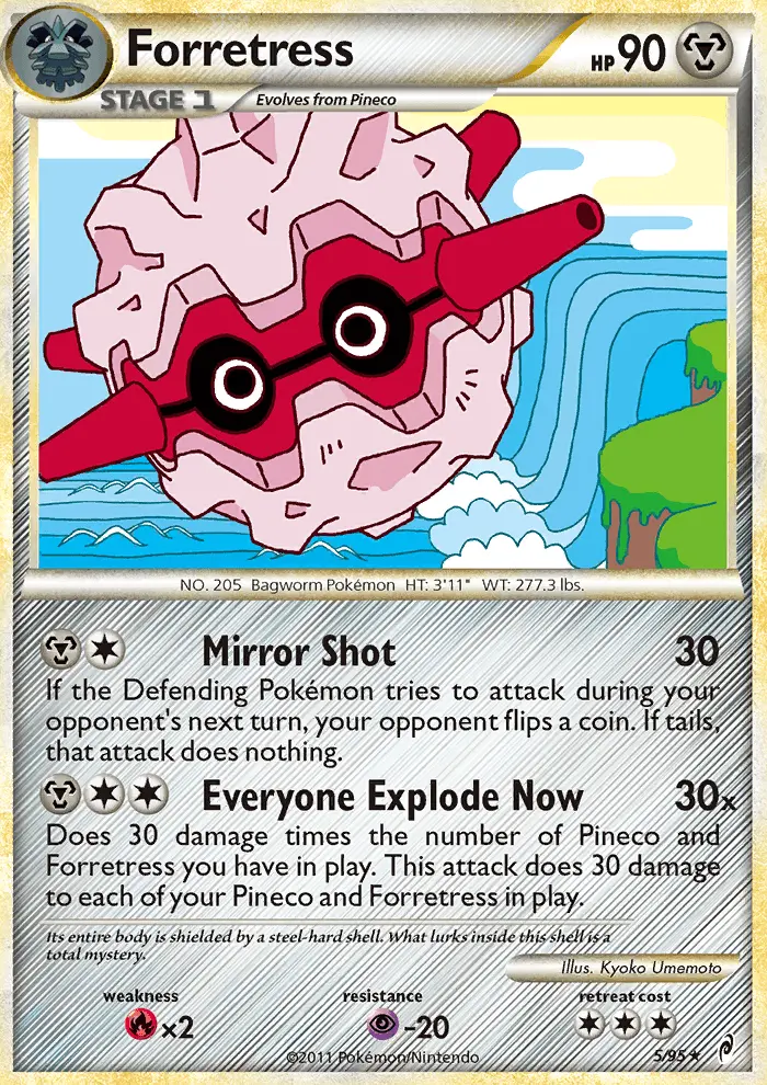 Forretress, Pokémon card