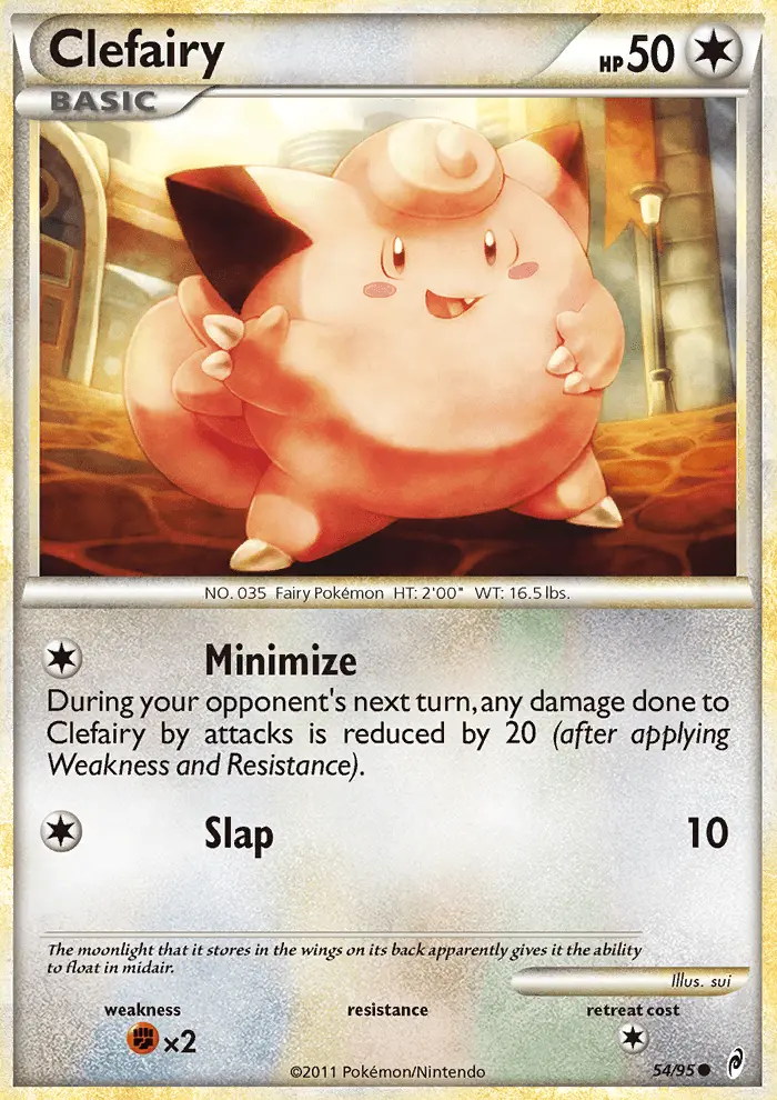 Clefairy, Pokémon card